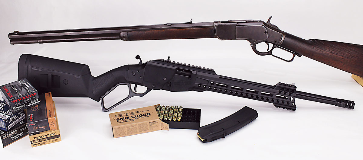 The Tombstone lever-action 9mm carbine from Patriot Ordnance Factory is essentially a twenty-first century update of the classic Winchester Model 1873.